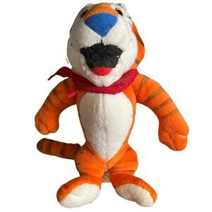 VINTAGE Tony the Tiger 1991/93 Stuffed Plush Toy with Kerchief in Very Good Cond